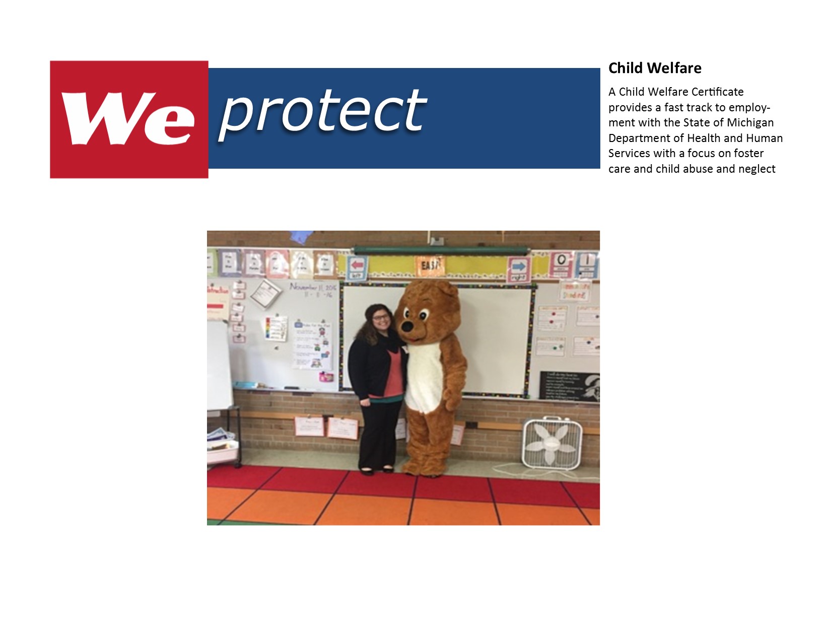 Child Welfare WE homepage